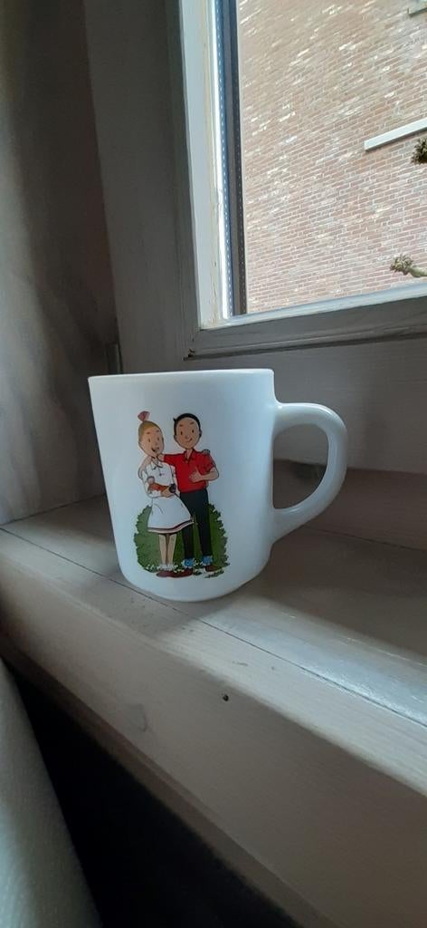 Mug arcopal Suske et Wiske, Collections, Enlèvement ou Envoi, Bob et Bobette, Comme neuf