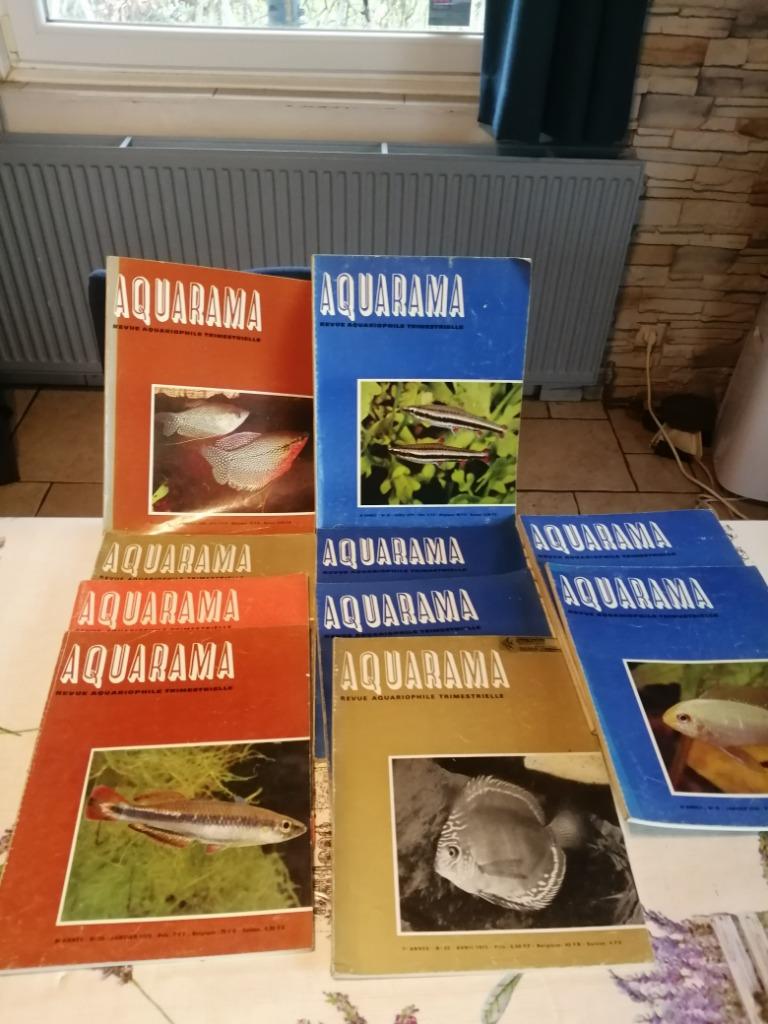 V 12 revues Aquarama collectors..., Enlèvement, Comme neuf, Poissons