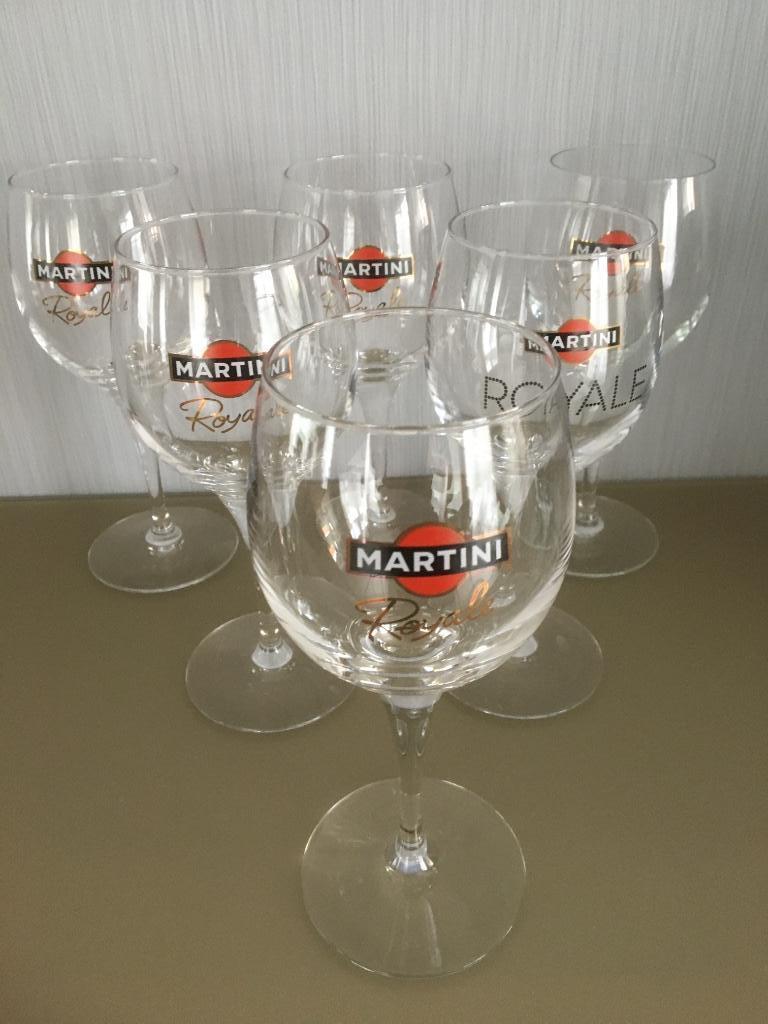 Zes Martini glazen - Nieuw, Ophalen, Nieuw