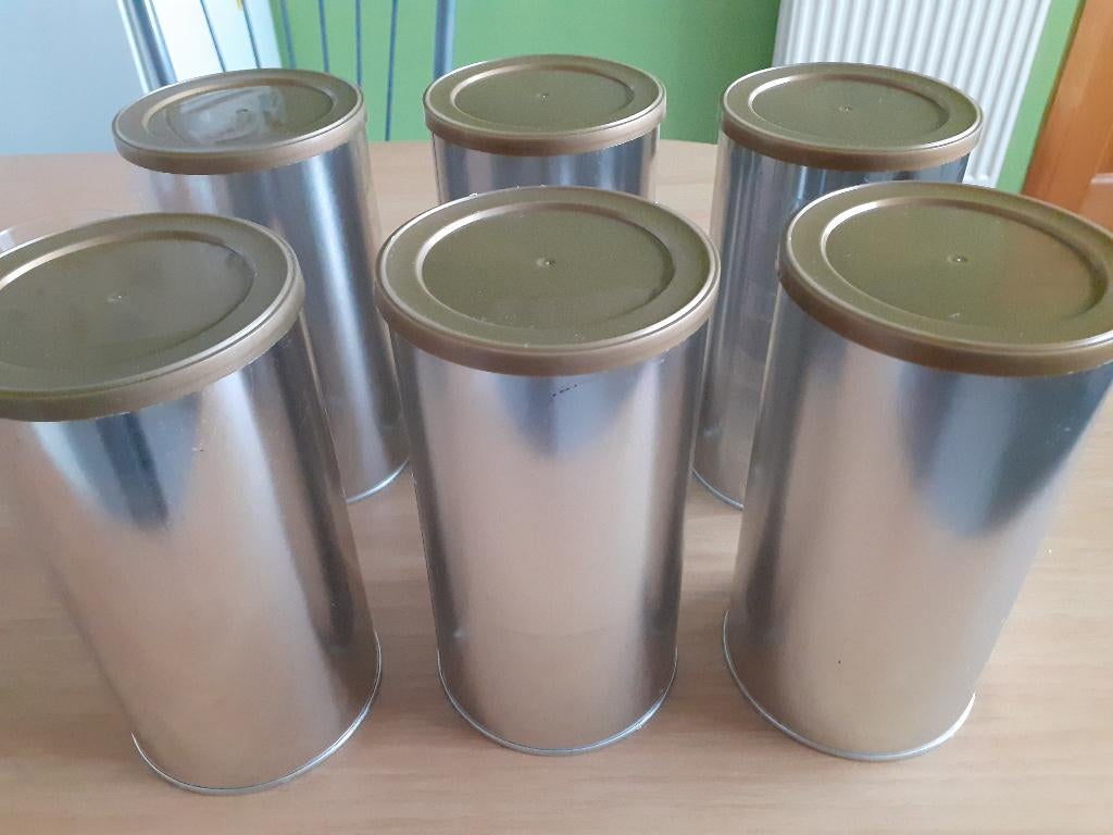 BOITE ALU POUR CONSERVATION ALIMENTAIRE 1 EUR PIECE, Enlèvement, Comme neuf, Boîte