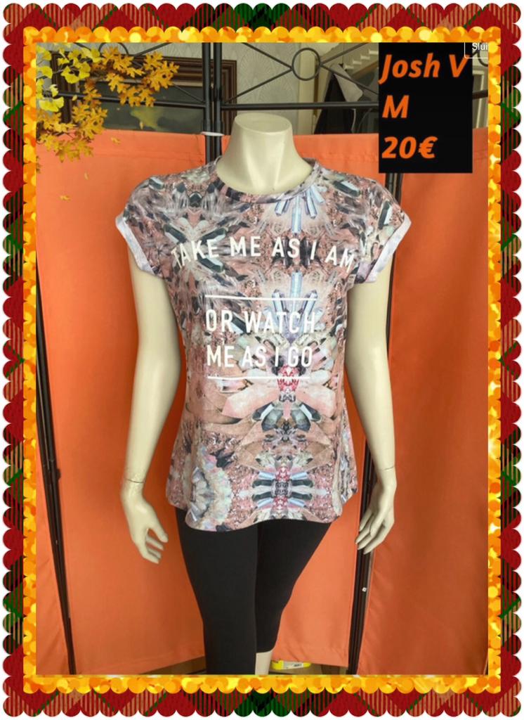 Top dames M. josh V, Kleding | Dames, Maat 38/40 (M), Ophalen of Verzenden, Zo goed als nieuw, Korte mouw