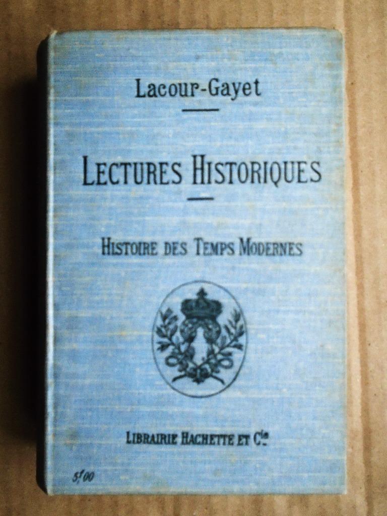Lectures historiques, Histoire des temps modernes - 1912, Livres, Histoire mondiale, Utilisé, Europe, Envoi