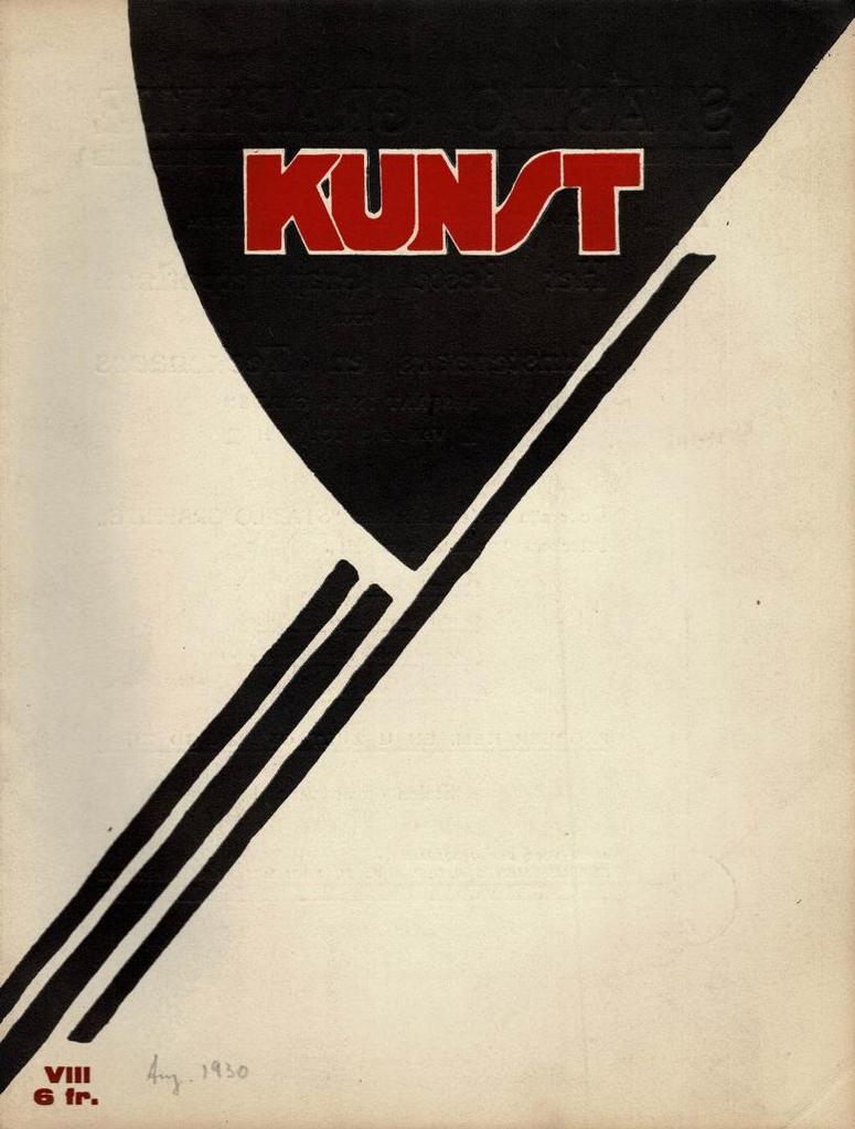 KUNST Maandblad voor oude en jonge kunst 1930 - Nr 8, Enlèvement ou Envoi, Utilisé