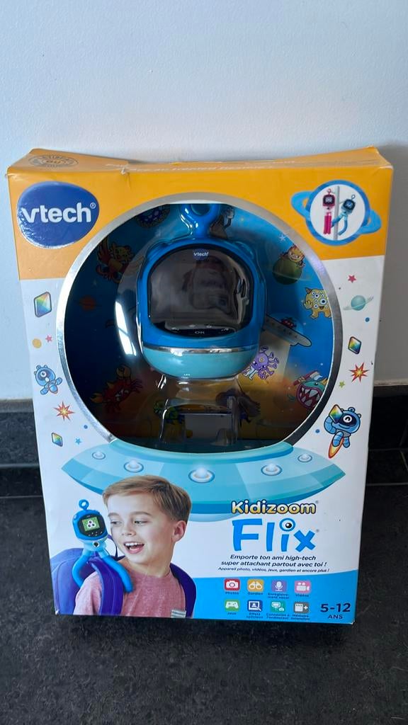 Vtech Kidizoom Flix avec sa boîte. Très bon état, Zo goed als nieuw