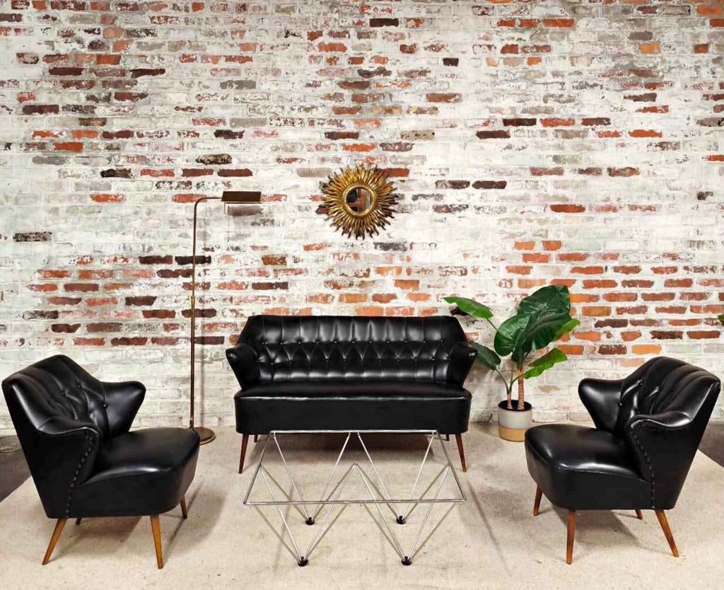 Fauteuil vintage expo 58 2+1+1, Huis en Inrichting, Gebruikt