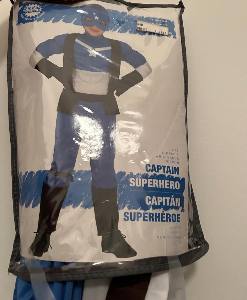 Superhelden pak, Kinderen en Baby's, Carnavalskleding en Verkleedspullen, Ophalen, Zo goed als nieuw