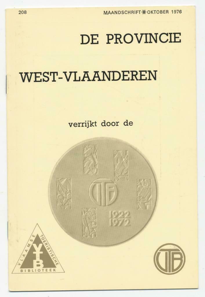 VTB - De Provincie West-Vlaanderen - VTB 1976, Boeken, Ophalen of Verzenden, 20e eeuw of later, Gelezen