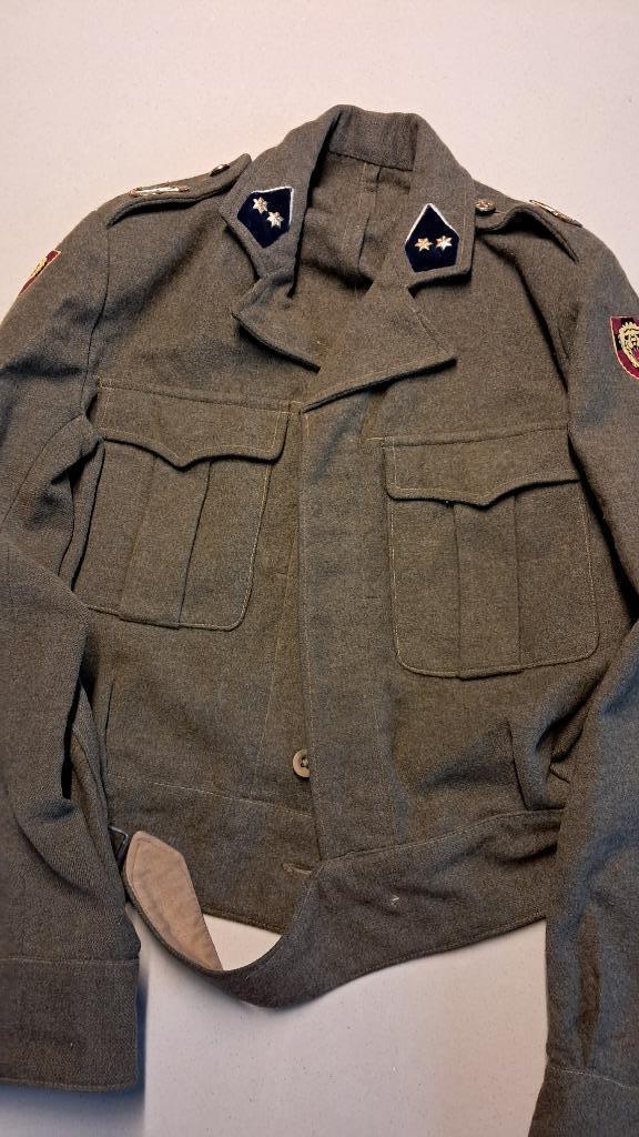 BELGIQUE - ABL - LIEUTENANT TRANSMISSIONS 1952, Enlèvement ou Envoi, Armée de terre, Vêtements ou Chaussures