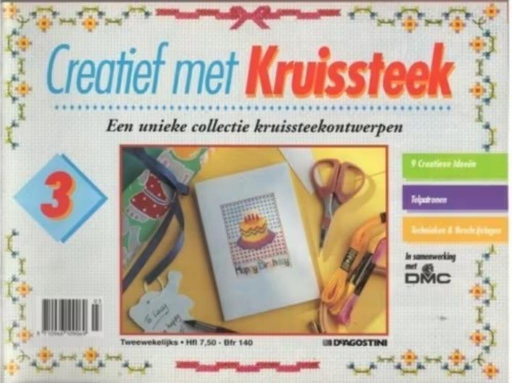 Grote keuze voor kruisjes steek en handwerk, Enlèvement ou Envoi, Utilisé