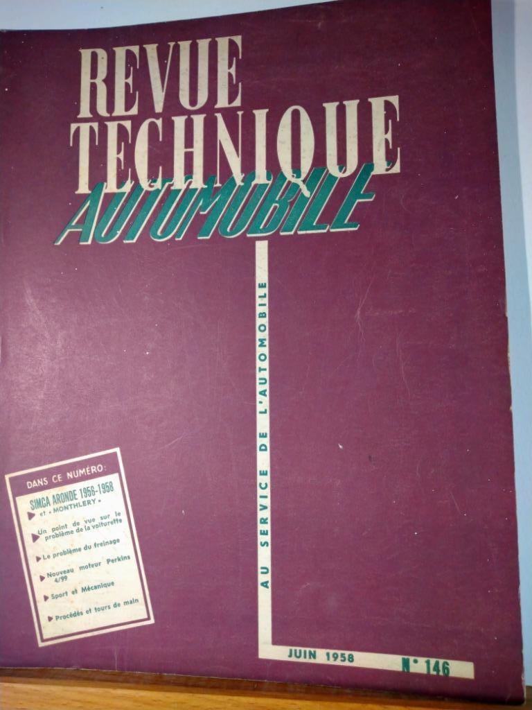 RTA - Simca Aronde et Monthléry - n 146, Envoi