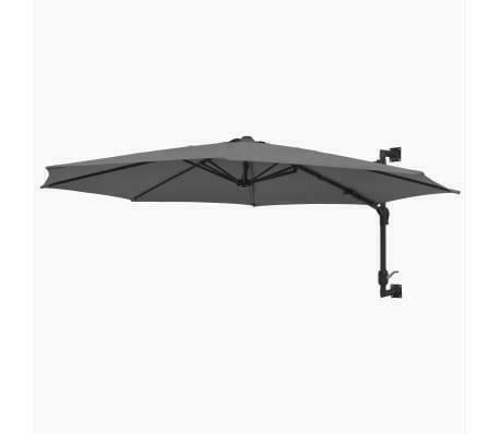 Parasol mural 4 couleurs parasol jardin parasol terrasse 300, Envoi, Neuf