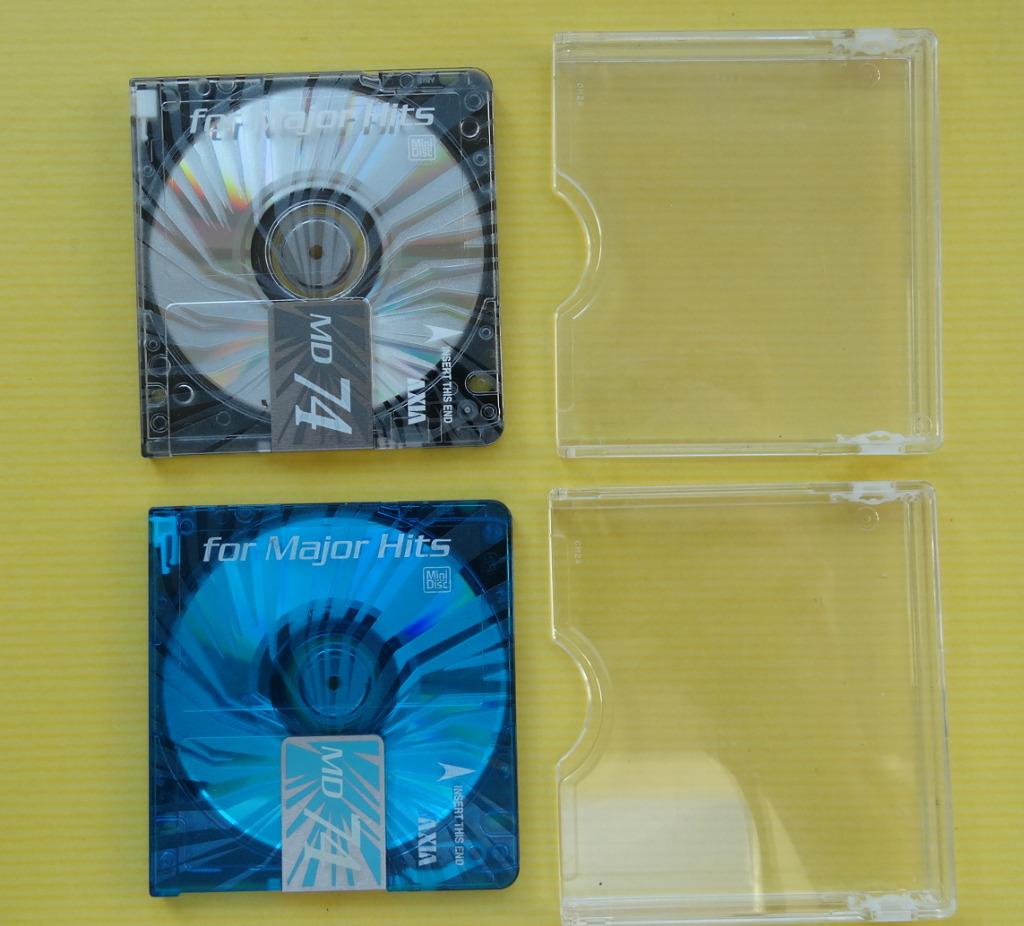 2 AXIA minidisc JAPAN IMPORT-98 'FOR MAJOR HITS -ZELDZAAM, Audio, Tv en Foto, Walkmans, Discmans en Minidiscspelers, Verzenden