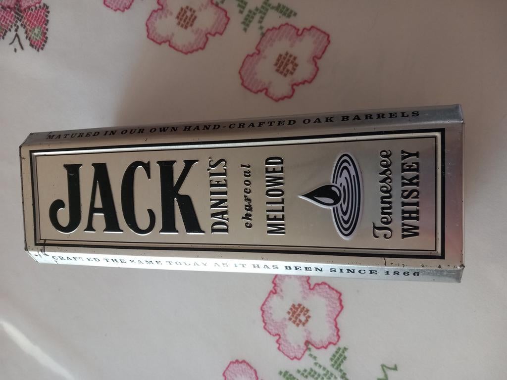 Jack Daniels metalen doos Nr 7, Ophalen of Verzenden, Zo goed als nieuw