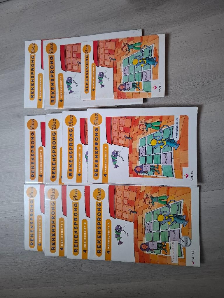 Rekensprong plus 4, Boeken, Gelezen, Wiskunde A, Ophalen of Verzenden, Van In