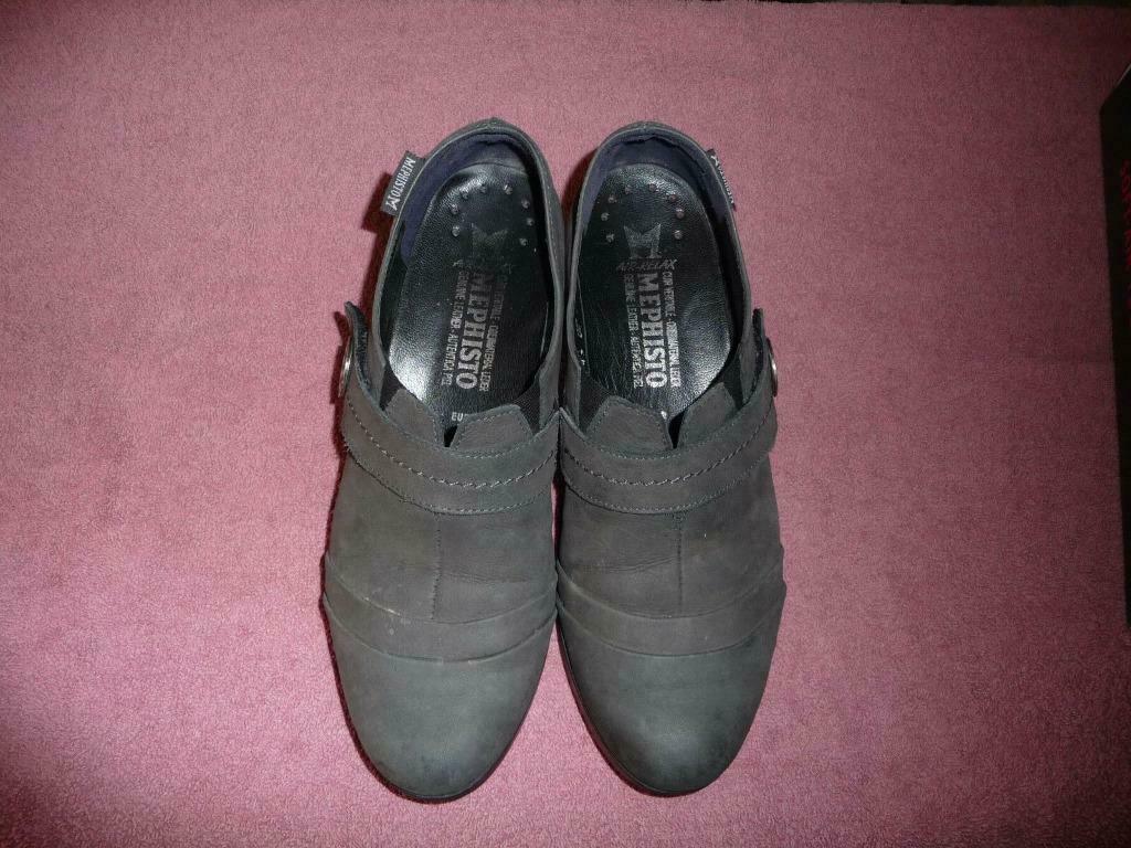 Chaussures femme - Mephisto – Pointure 38 – Zippy Dark Grey, Enlèvement ou Envoi, Autres types, Porté, Gris