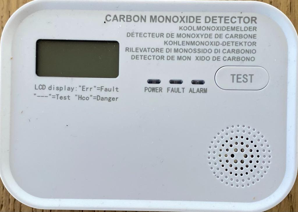 Koolmonoxidemelder - CO-melder, Detector, Sensor of Melder, Ophalen of Verzenden, Zo goed als nieuw, Rook