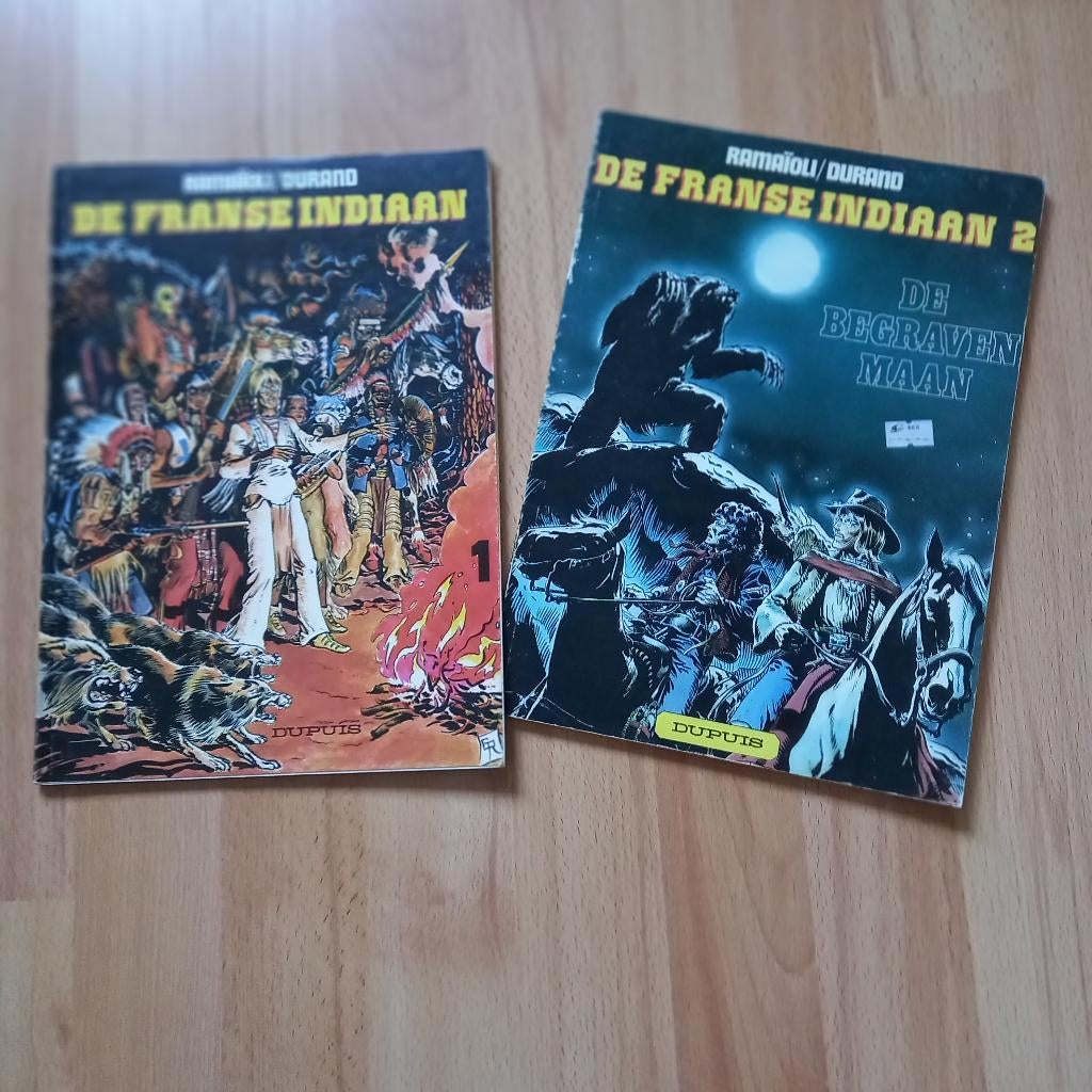 De Franse Indiaan 1 en 2  samen 2€, Boeken, Meerdere stripboeken, Ophalen of Verzenden, Gelezen