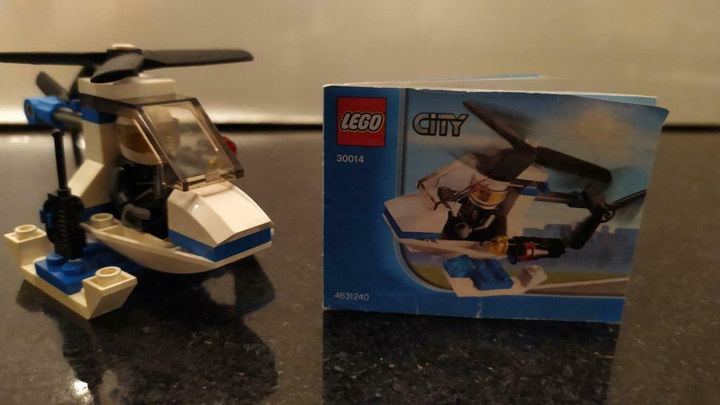 LEGO City 30014 "Mini Politiehelikopter", Ophalen of Verzenden, Zo goed als nieuw, Complete set, Lego