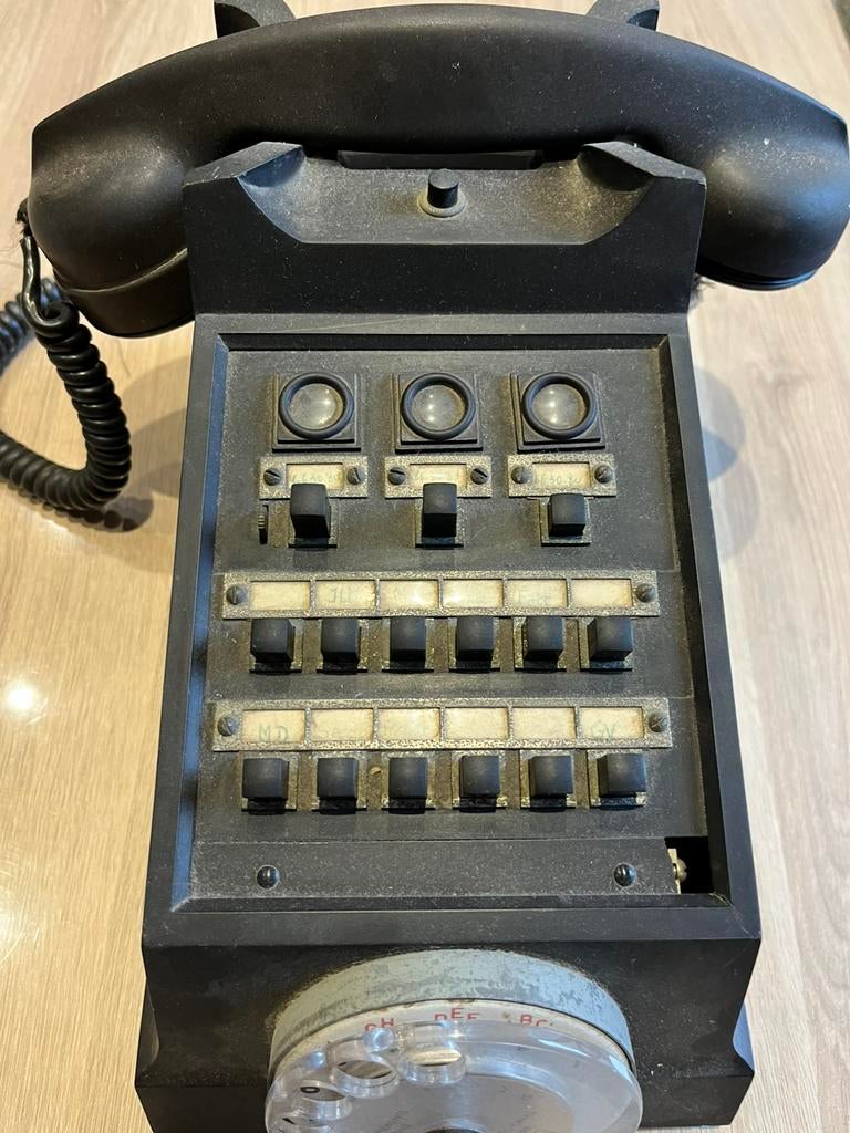 Ancien telephone, Télécoms, Enlèvement, Ne fonctionne pas, Avec cadran rotatif