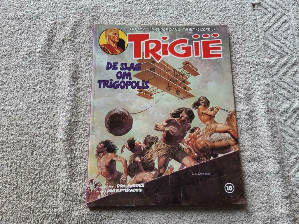 Trigie.18.De slag om Trigopolis., Eén stripboek, Ophalen of Verzenden, Gelezen