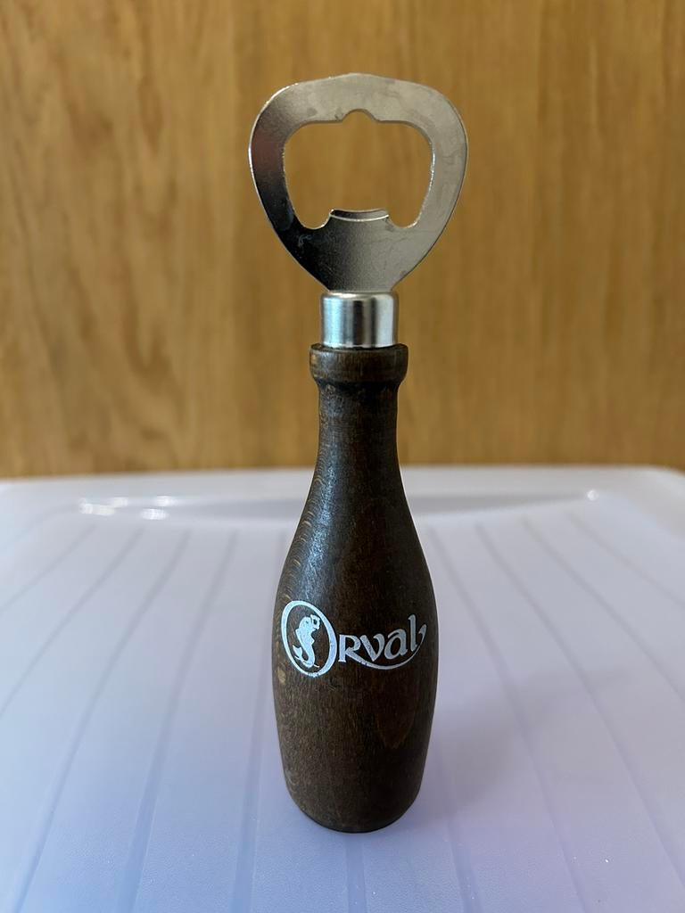 Ouvre bouteille en bois Orval ancien modèle, Collections, Marques de bière, Enlèvement ou Envoi