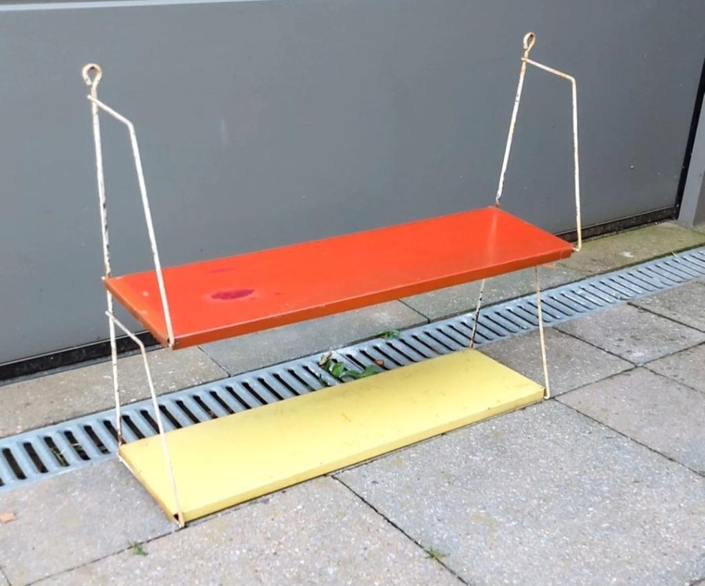 Jaren 50 wandrek, boekenrek, Huis en Inrichting, Woonaccessoires | Wandplanken en Boekenplanken, Ophalen of Verzenden