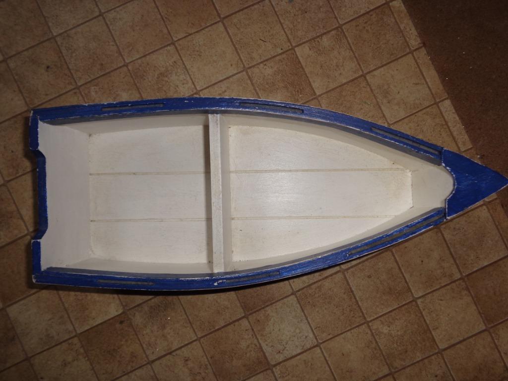 Petit bateau en bois décoratif, Enlèvement