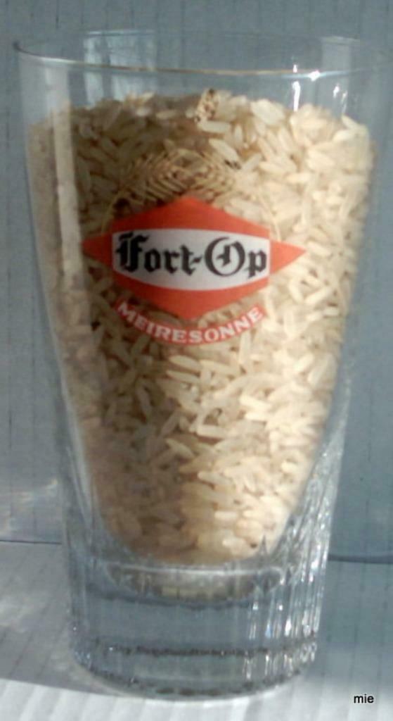 Bier brouwerij glas Meiresonne Fort op, Ophalen of Verzenden, Zo goed als nieuw, Bierglas
