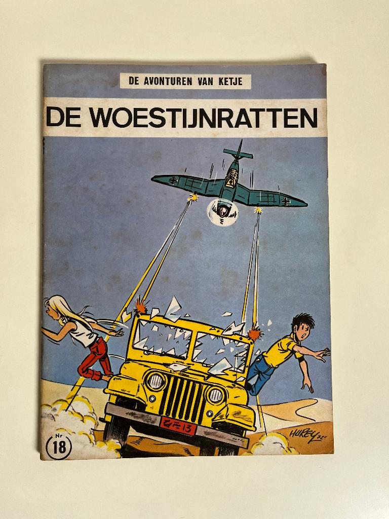 Hurey - Ketje 18 - De Woestijnratten - 1971, Verzenden, Hurey