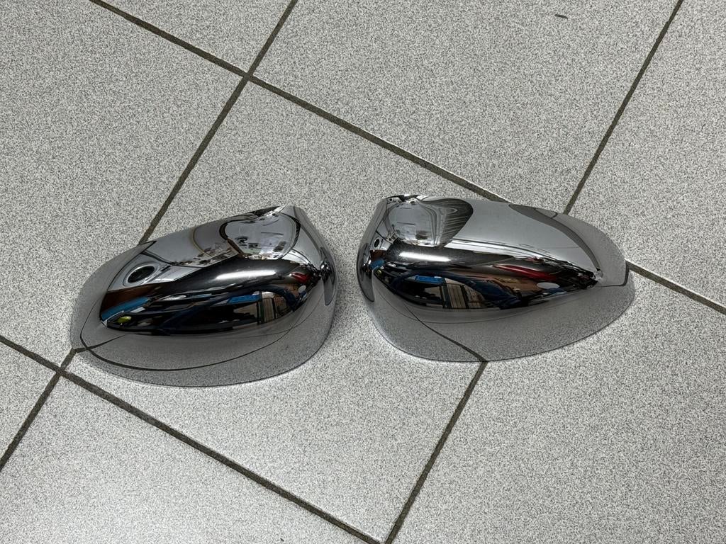 Spiegelkappen chroom voor Fiat 500, Abarth 595 en 695., Enlèvement, Fiat