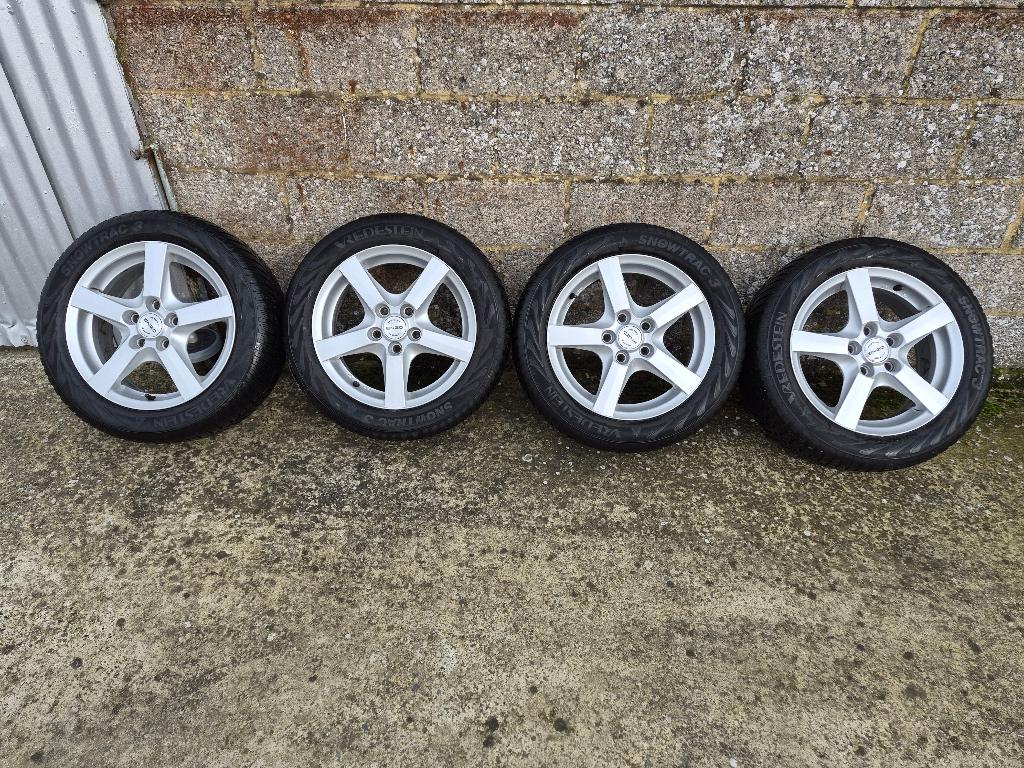 4x Enzo H velgen 5x112 et45, Ophalen, Gebruikt, 16 inch, Band(en)