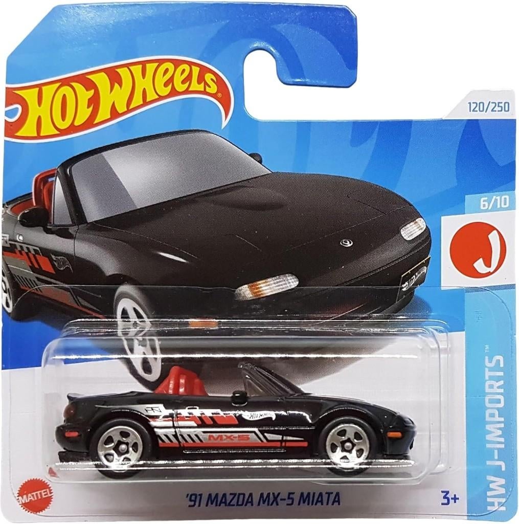 Hot Wheels - HW J-Imports - '91 Mazda MX-5 Miata - 1:64, 333 Continental Boulevard, El Segundo, CA 90245, United States, Nieuw