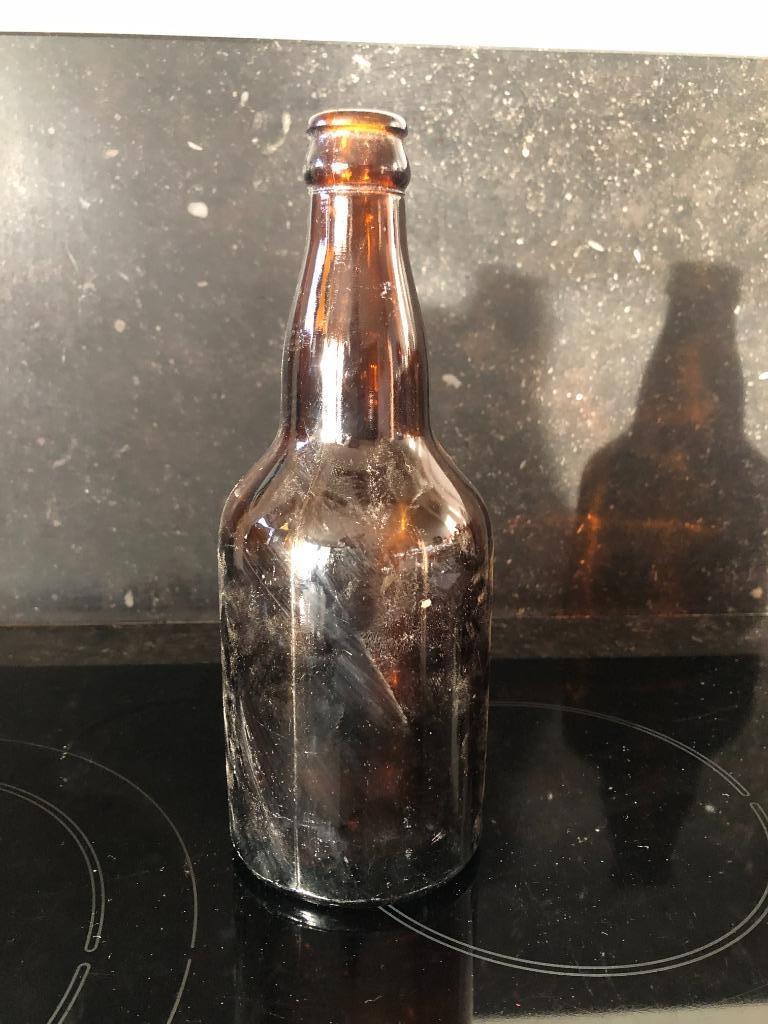 cristal alken fles ? 0,45 liter  c53, Ophalen, Gebruikt, Flesje(s), Overige merken