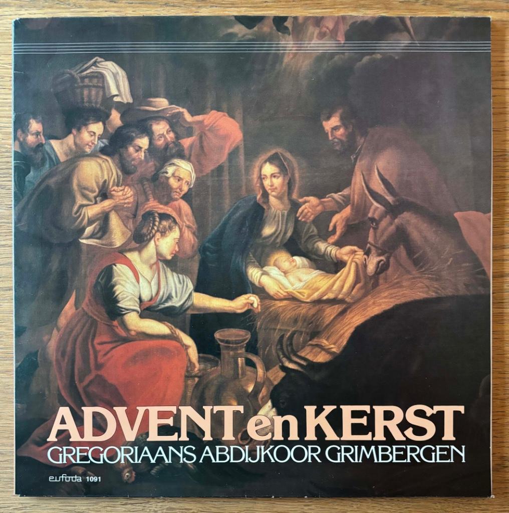 LP Advent & Kerst, Gregoriaans Abdijkoor Grimbergen, Cd's en Dvd's, Ophalen of Verzenden, Gebruikt, 12 inch, Vocaal
