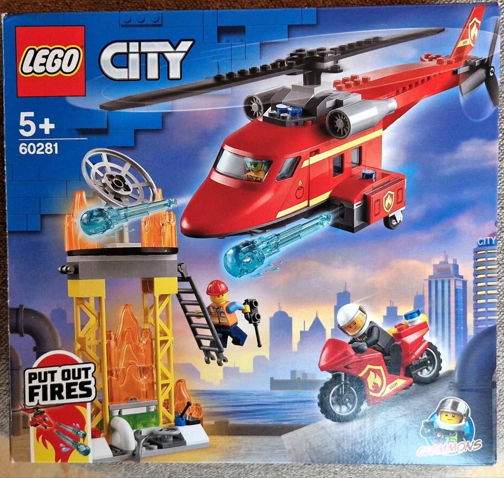 Lego 60281 - City - Helicopter - Moto - Rescue, Ophalen, Lego