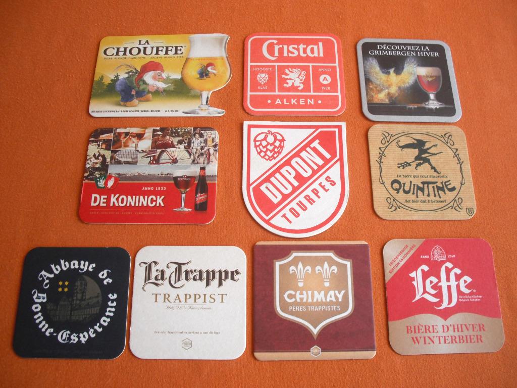 10 Sous - Bocks Bières ** Belges **, Enlèvement ou Envoi, Sous-bock