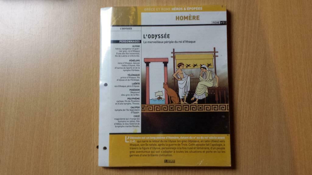 Mythologie - 60 Fiches - Editions Atlas, Enlèvement ou Envoi, Neuf