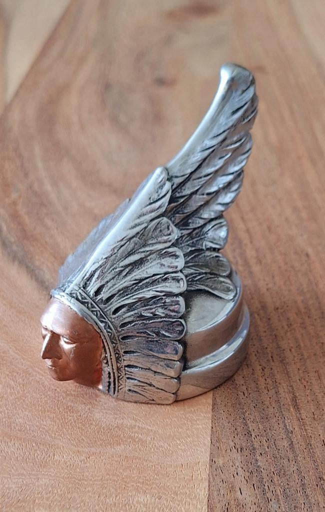 Pontiac Indian Chief Radiator Cap uit 1926., Auto-onderdelen, Ophalen of Verzenden, Gebruikt, Pontiac