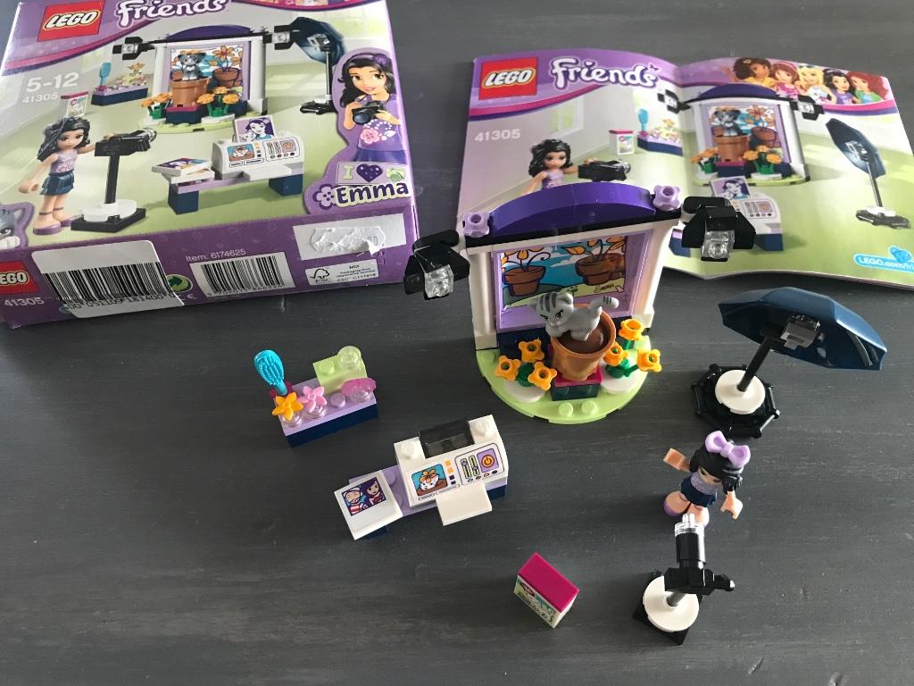 Lego friends Emma's fotostudio 41305, Ophalen of Verzenden, Zo goed als nieuw, Complete set, Lego