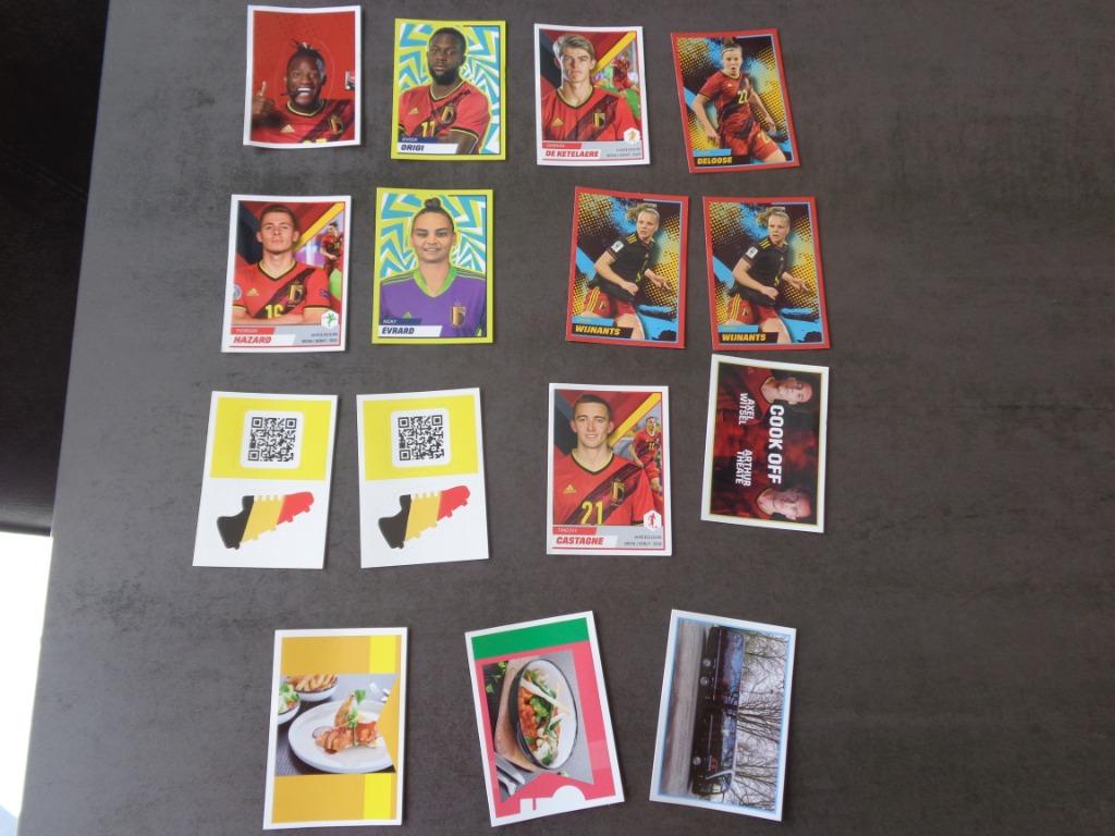 nombreuses images panini diables rouges (voir les photos), Collections, Enlèvement