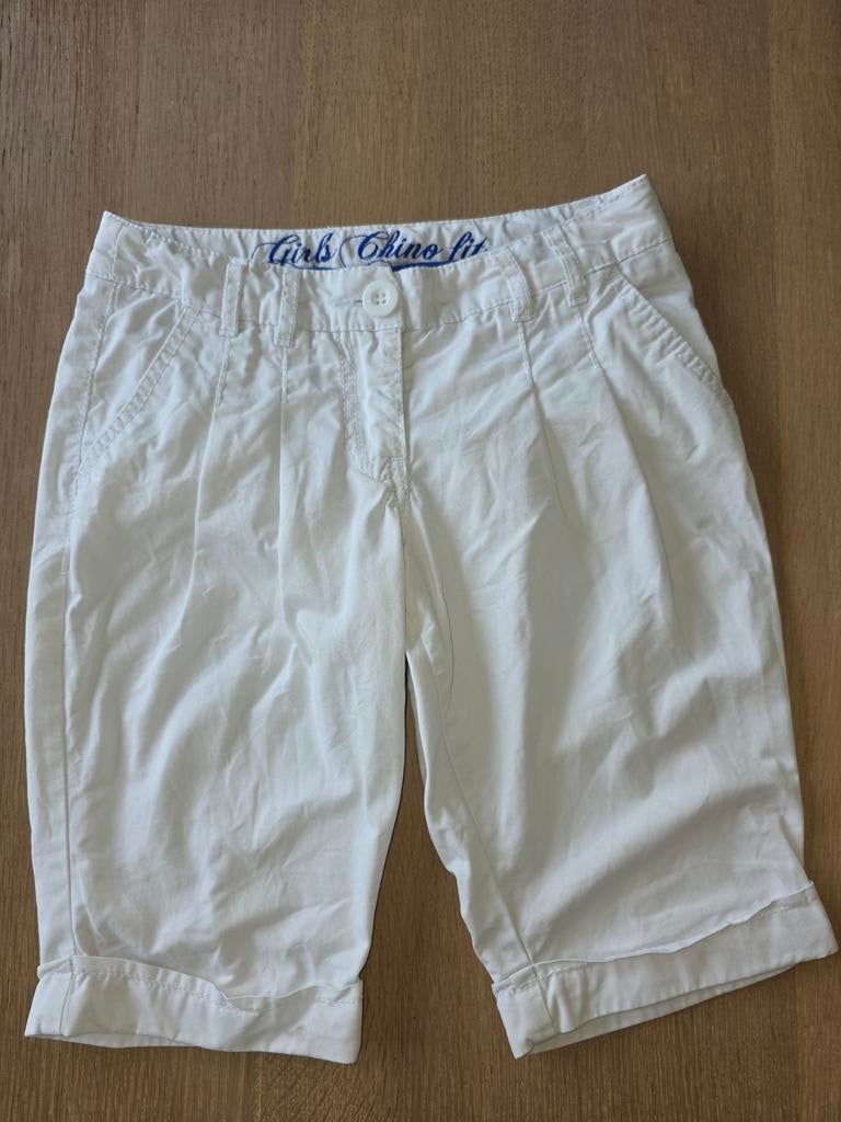 Witte katoenen short in maat 134 van JBC, Enlèvement ou Envoi, JBC, Fille, Pantalon