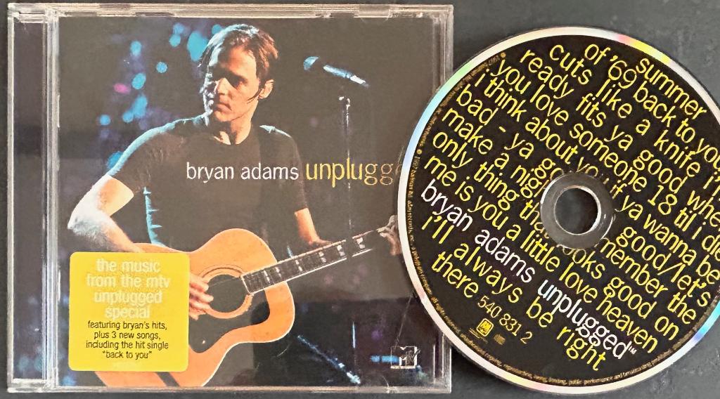 BRYAN ADAMS - Unplugged ( CD ), CD & DVD, CD | Rock, Comme neuf, Pop rock, Envoi