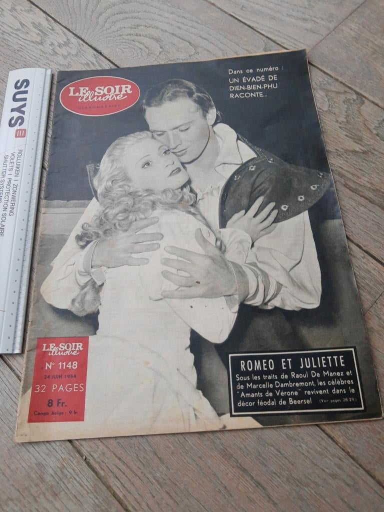 Oud tijdschrift: Le soir illustré - 1954, Ophalen of Verzenden