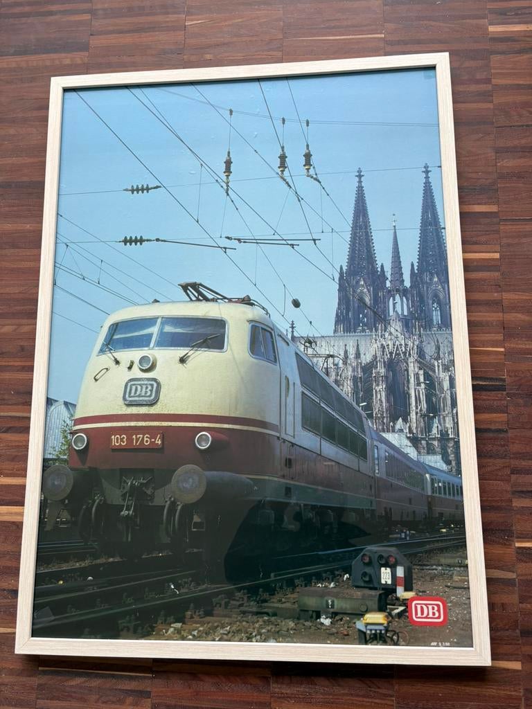 Ingelijste poster Baureihe 103 Deutsche Bundesbahn, Ophalen, Zo goed als nieuw