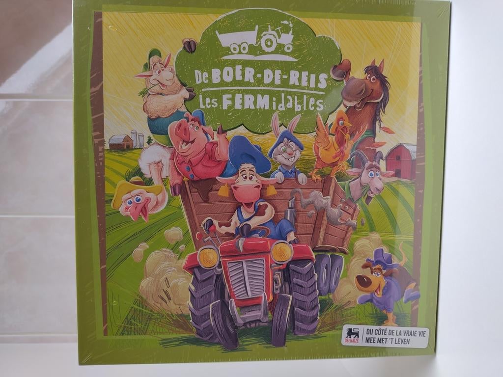 Gezelschapspel de boerderij.Met opbouwbare schuur en doe-het, Ophalen of Verzenden, Zo goed als nieuw