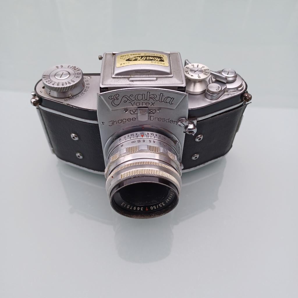 Exakta Varex VX avec objectif Tessar 3,5/50 mm, Enlèvement ou Envoi, Utilisé, Reflex miroir, Autres Marques