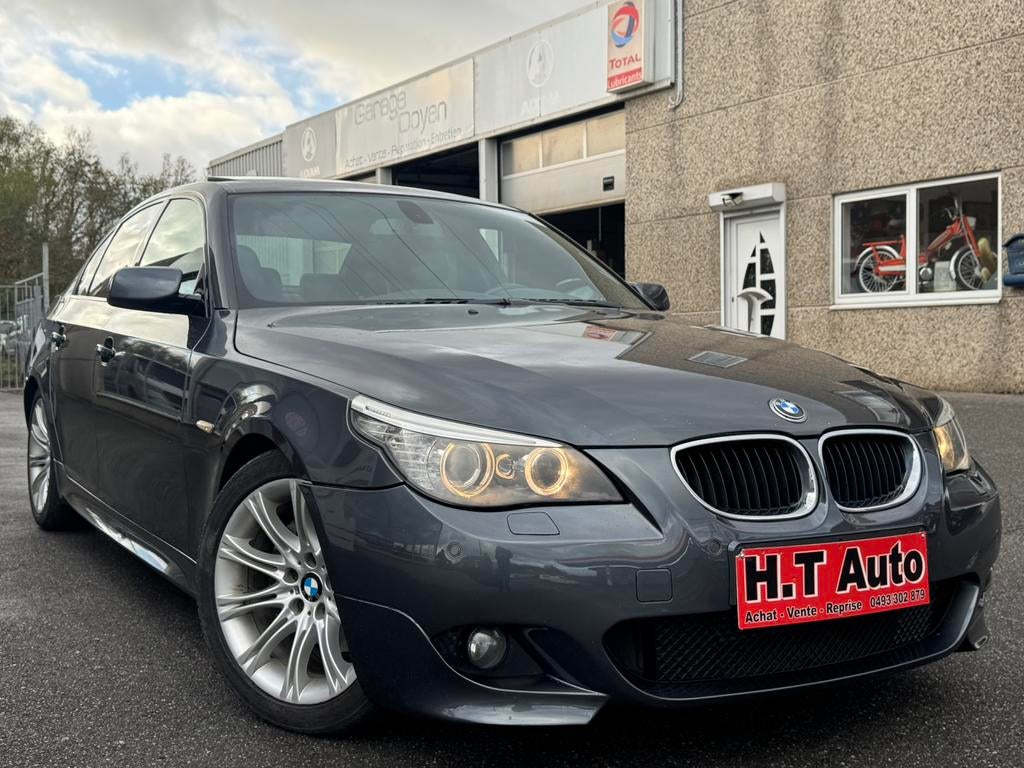 Bmw 520d euro5 pack M cuir gps toit ouvrant xenon !, Cuir, Entreprise, Boîte manuelle, Entretenue par le concessionnaire