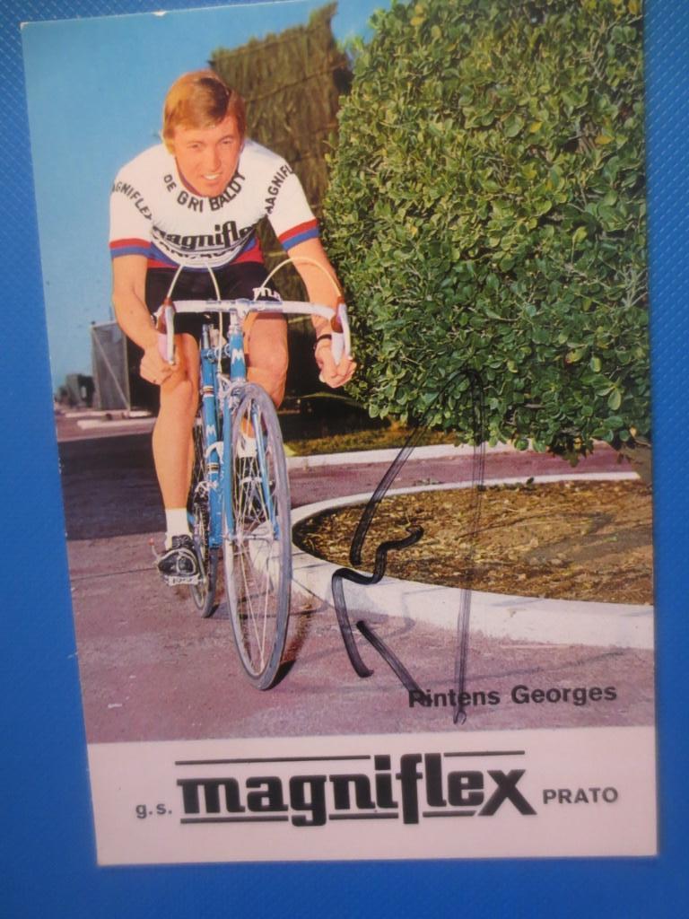 wielerkaart 1972 team van cauter georges pintens signe, Verzenden, Zo goed als nieuw