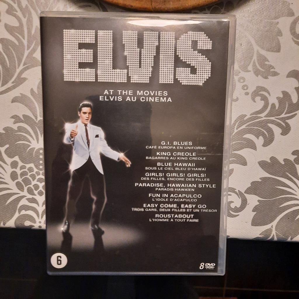 Elvis Presley DVD met 8 films ! Bieden !, Cd's en Dvd's, Ophalen of Verzenden, Zo goed als nieuw