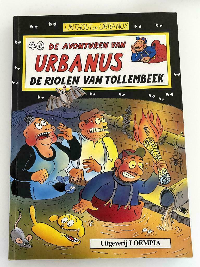 Urbanus 40 De Riolen van Tollembeek 1ste druk 1993, Enlèvement ou Envoi, Une BD, Utilisé, Urbanus